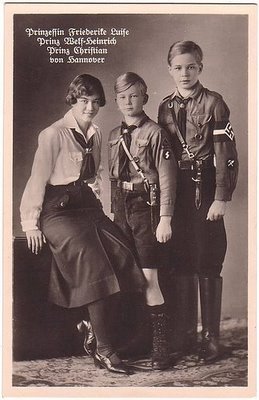 Η Φρειδερίκη και τ' αδέλφια της ήταν μέλη της Χιτλερικής νεολαίας